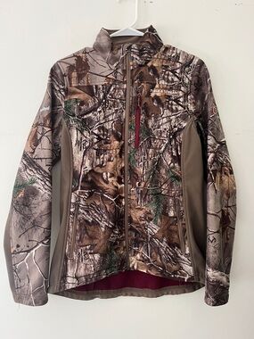 Field & Stream Women’s Camouflage Utility Jacket - Brown/Green real tree